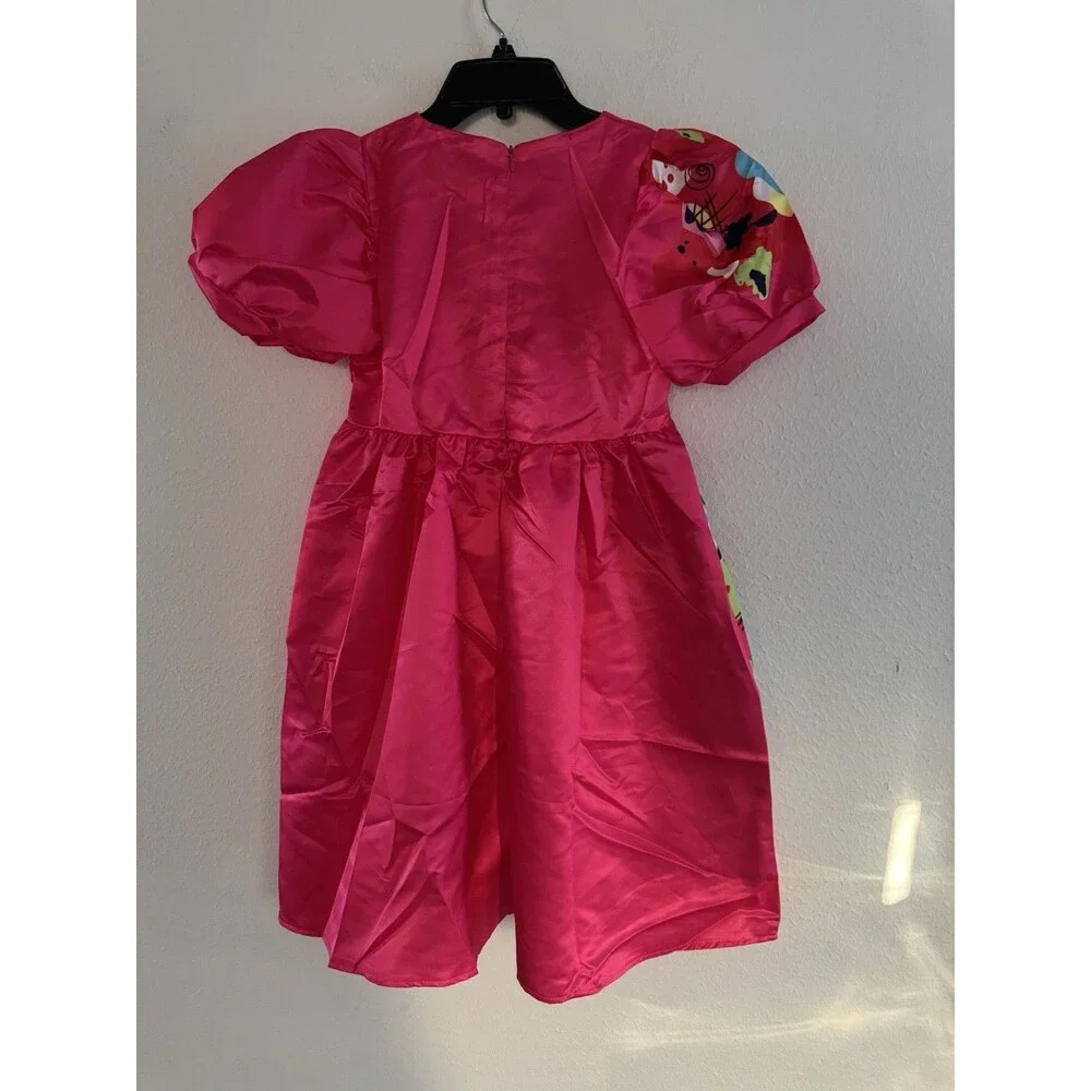 kids girls Weird Doll Costume Pink Dress Halloween costume dress size 160 /11-12